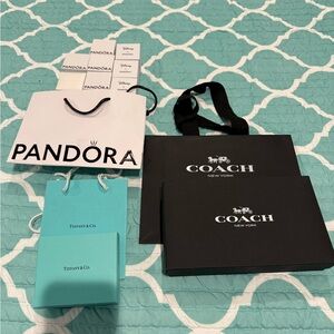 Designer empty boxes and bags